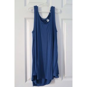 Old Navy Blue Loose Flowy Tank Top
